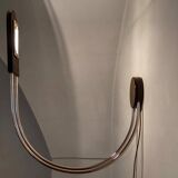 Pair of Design Wall Sconces "Gesto" , Bruno Gecchelin for Skipper, 1970s