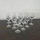 12 verres à liqueur en cristal 1950