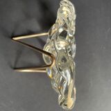 Pierre D'Avesn France molded crystal ashtray