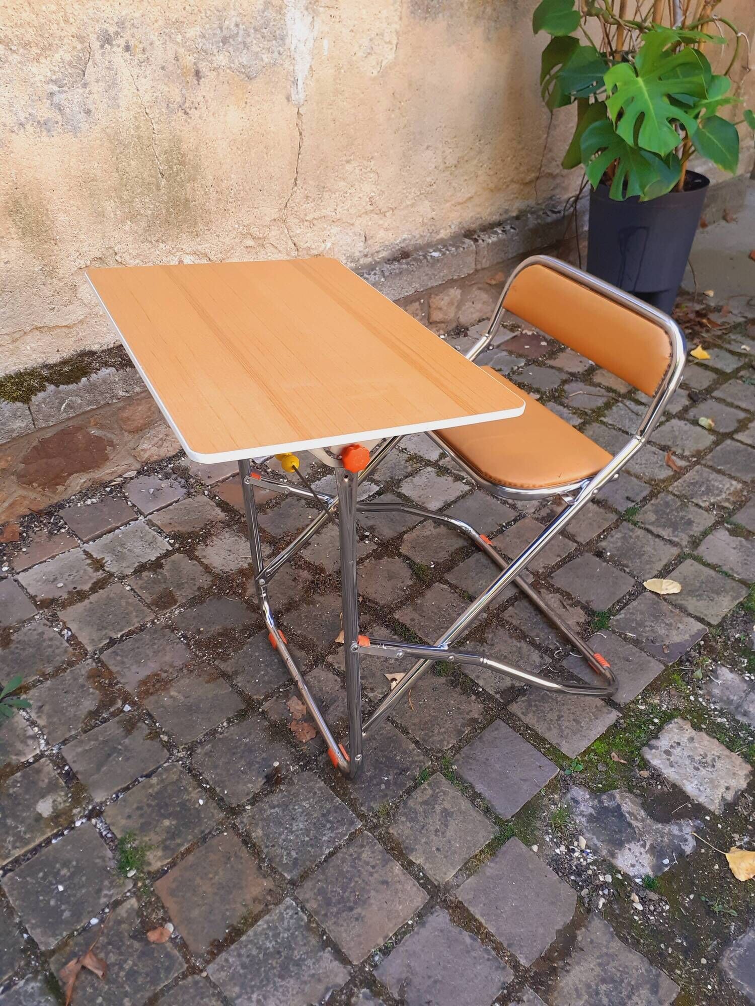 Folding desk for children from the 70s Made in Italy