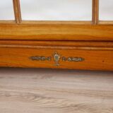 Mid-20th Century Single-Leaf Beech Display Cabinet, 1940s