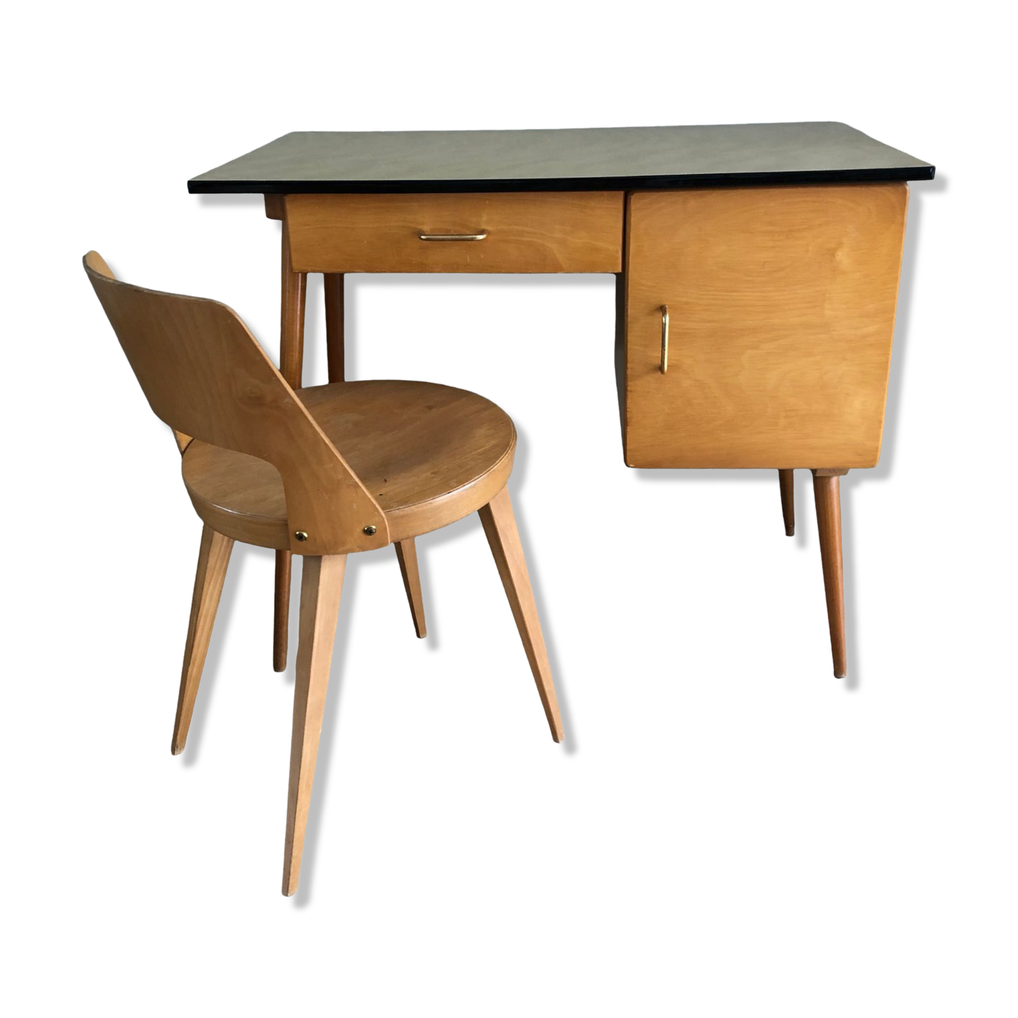 Vintage baumann desk + chair