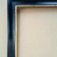 Black lacquered frame Napoleon III leaf 62.3 x 45.9 cm