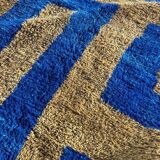 Blue Moroccan rug, authentic Moroccan rug 150/250cm