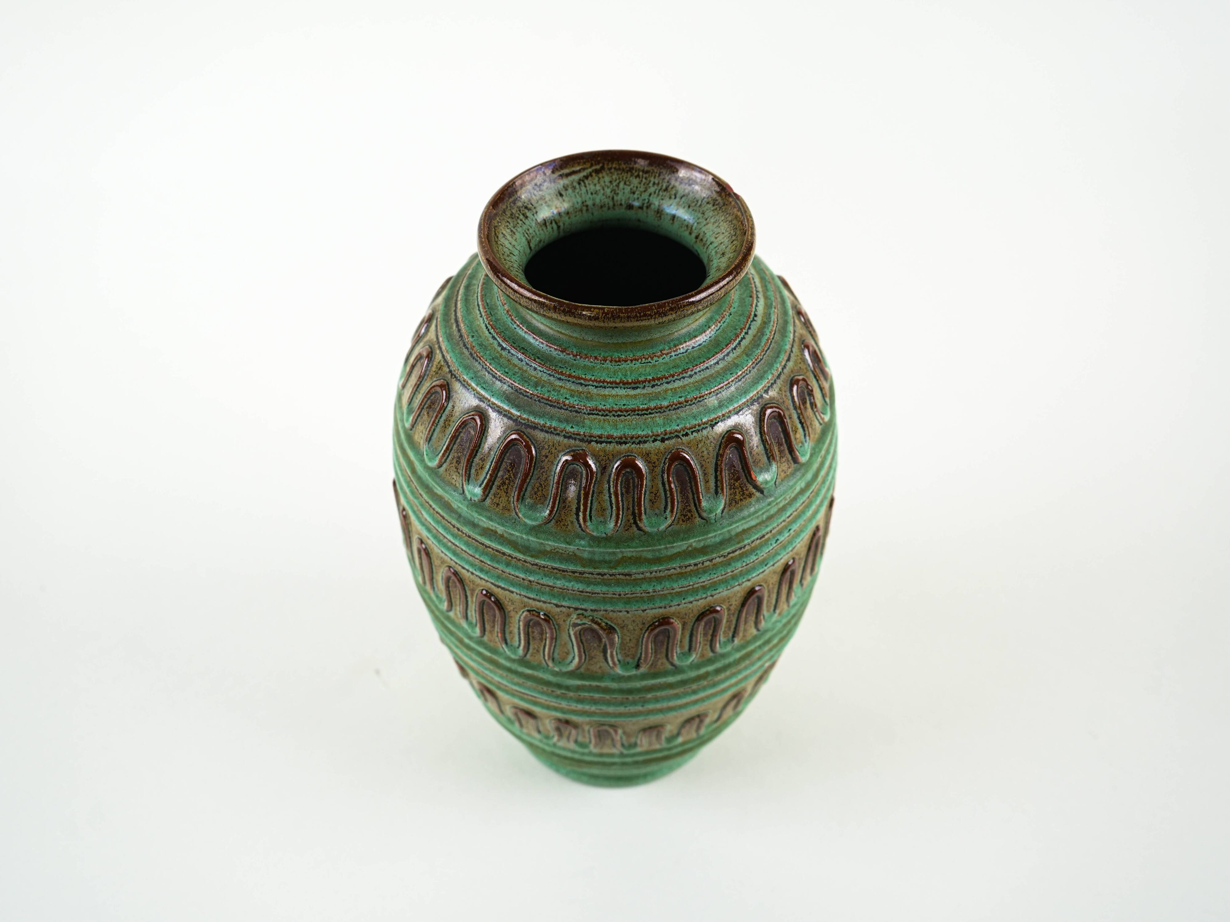 Ceramic vase, German design, 1970s, made in West Germany