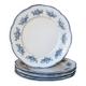 6 assiettes plates Badonviller modèle Richelieu