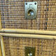 Commode en bambou, rotin et laiton du milieu du siècle par Dal Vera, Italie, années 1970
