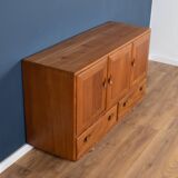 Vintage retro ercol windsor blonde elm sideboard model 468