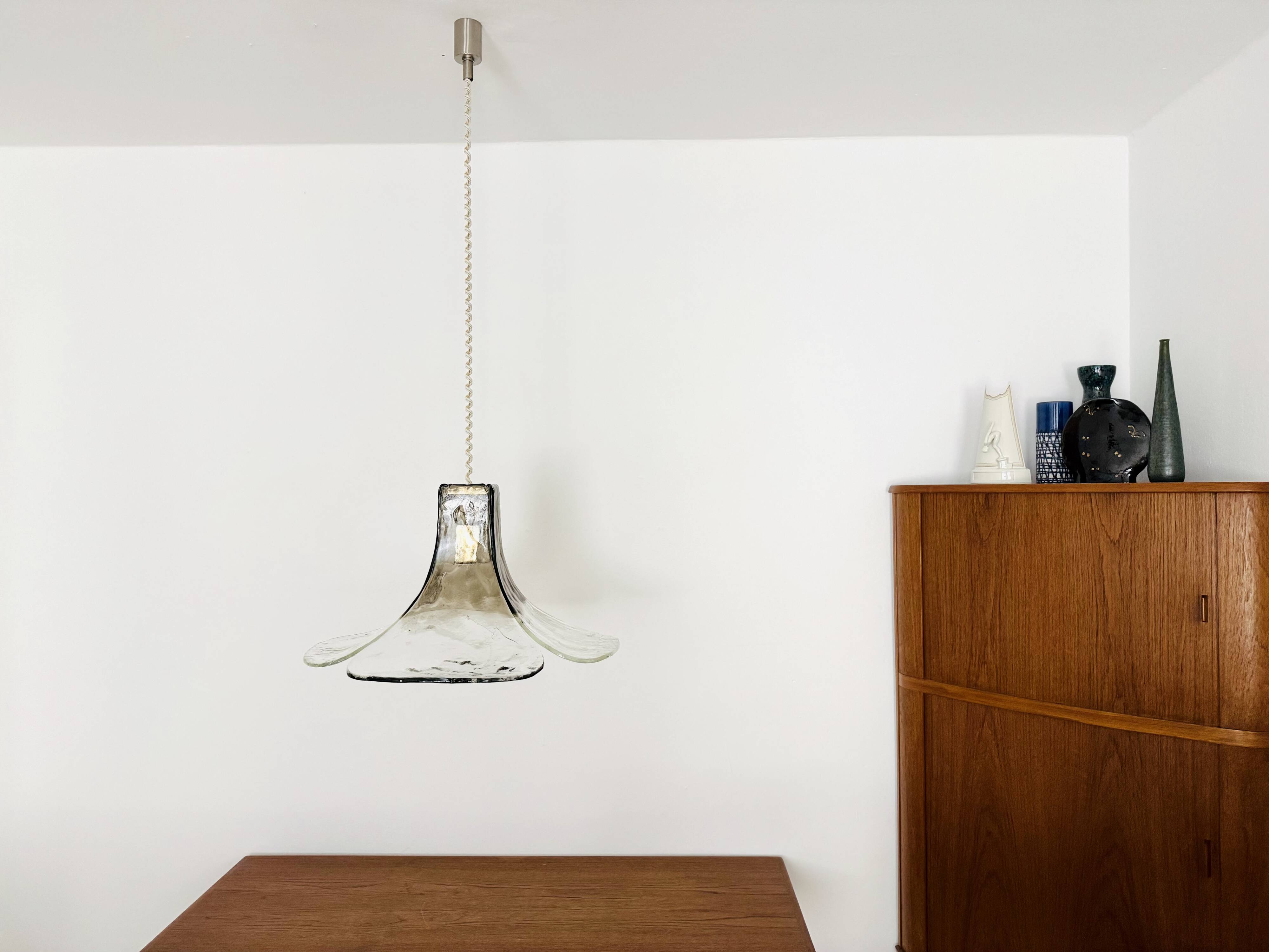 Suspension en verre de Murano par Carlo Nason pour Mazzega