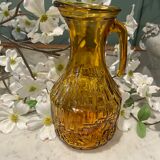 Amber glass carafe