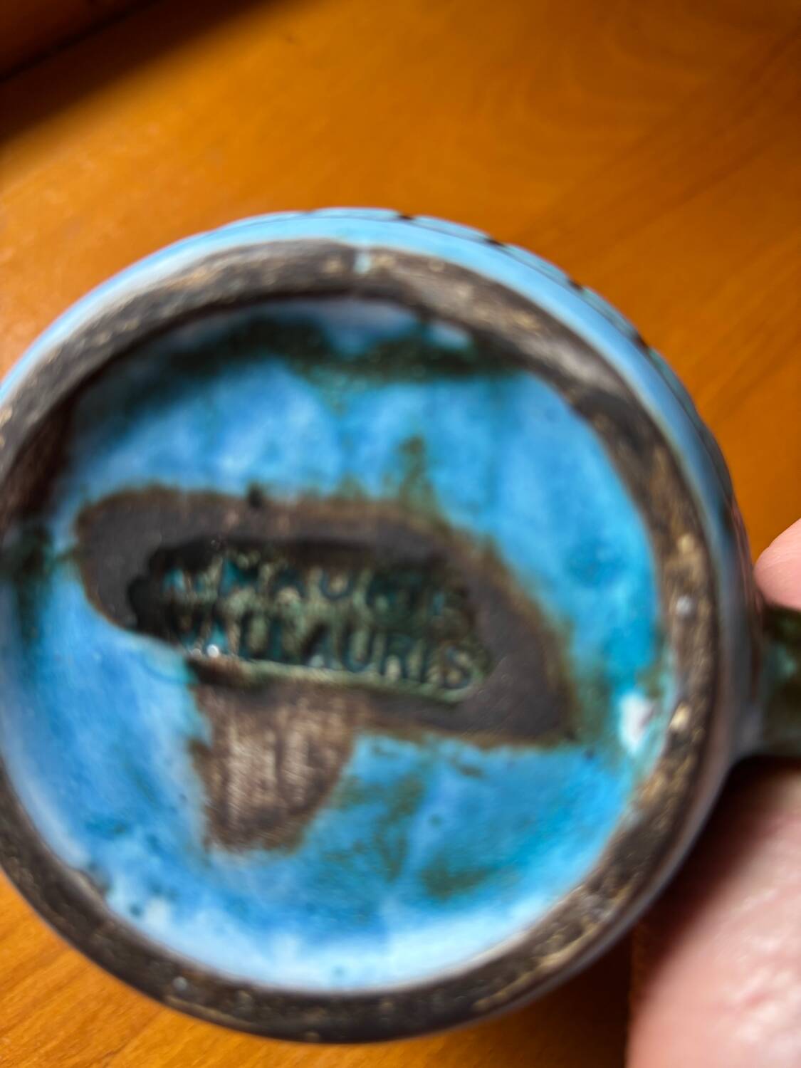 Rare vintage Maunier Vallauris mug