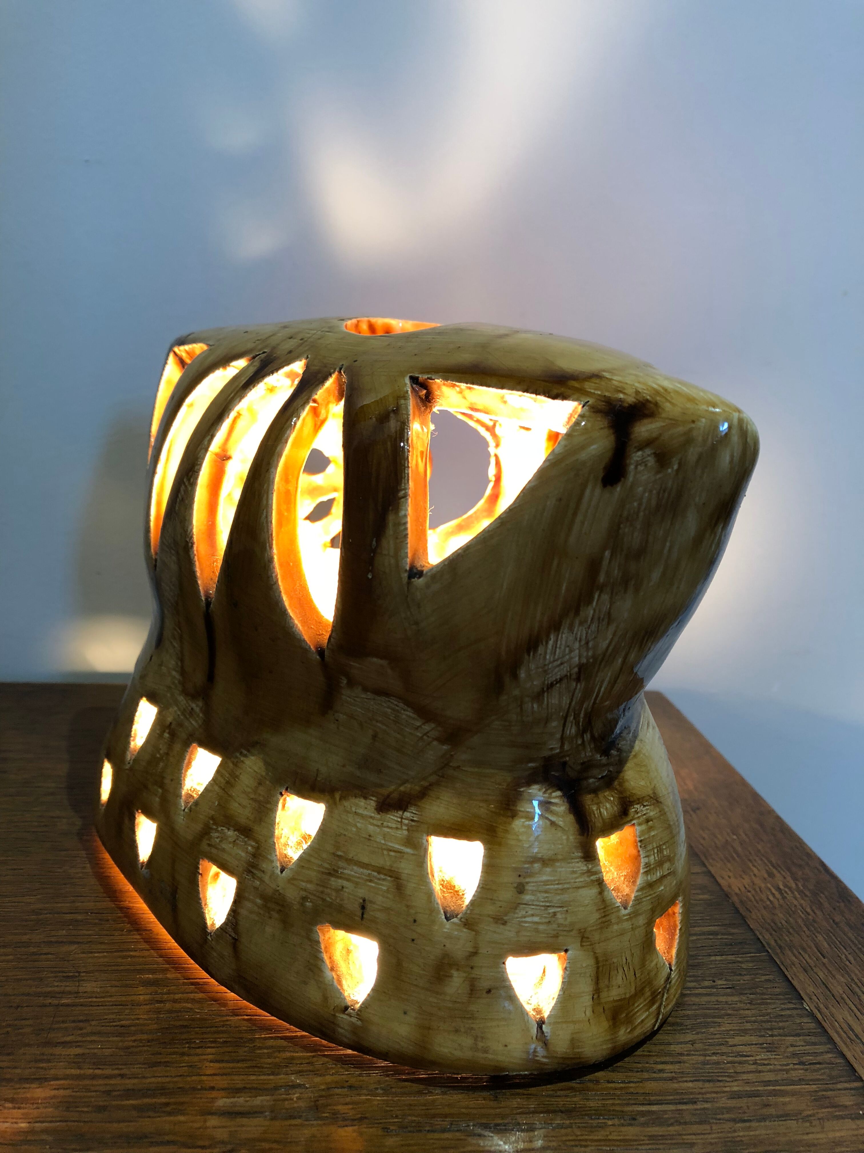 Owl lamp by Georges Pelletier