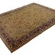 Large Vintage Oushak Rug Beige Brown 330 x 249 cm