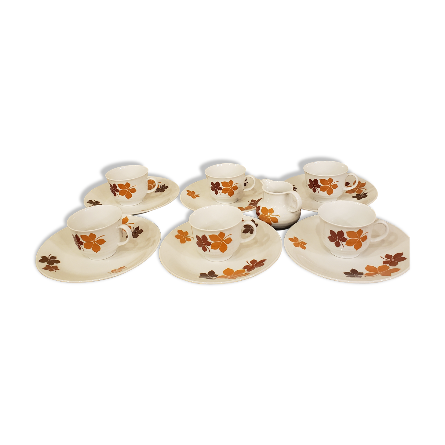 Vintage coffee service 6 people 70s