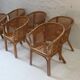 6 chaises ou fauteuils vintage en rotin