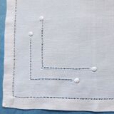 9 serviettes à thé en toile de lin