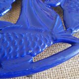 Cast iron underside fish patterns - Vintage