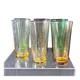 Set of 6 coloured vintage juice glasses in very good condition.