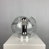 TA21 Futura wavy glass table lamp by Peill and Putzler 1960