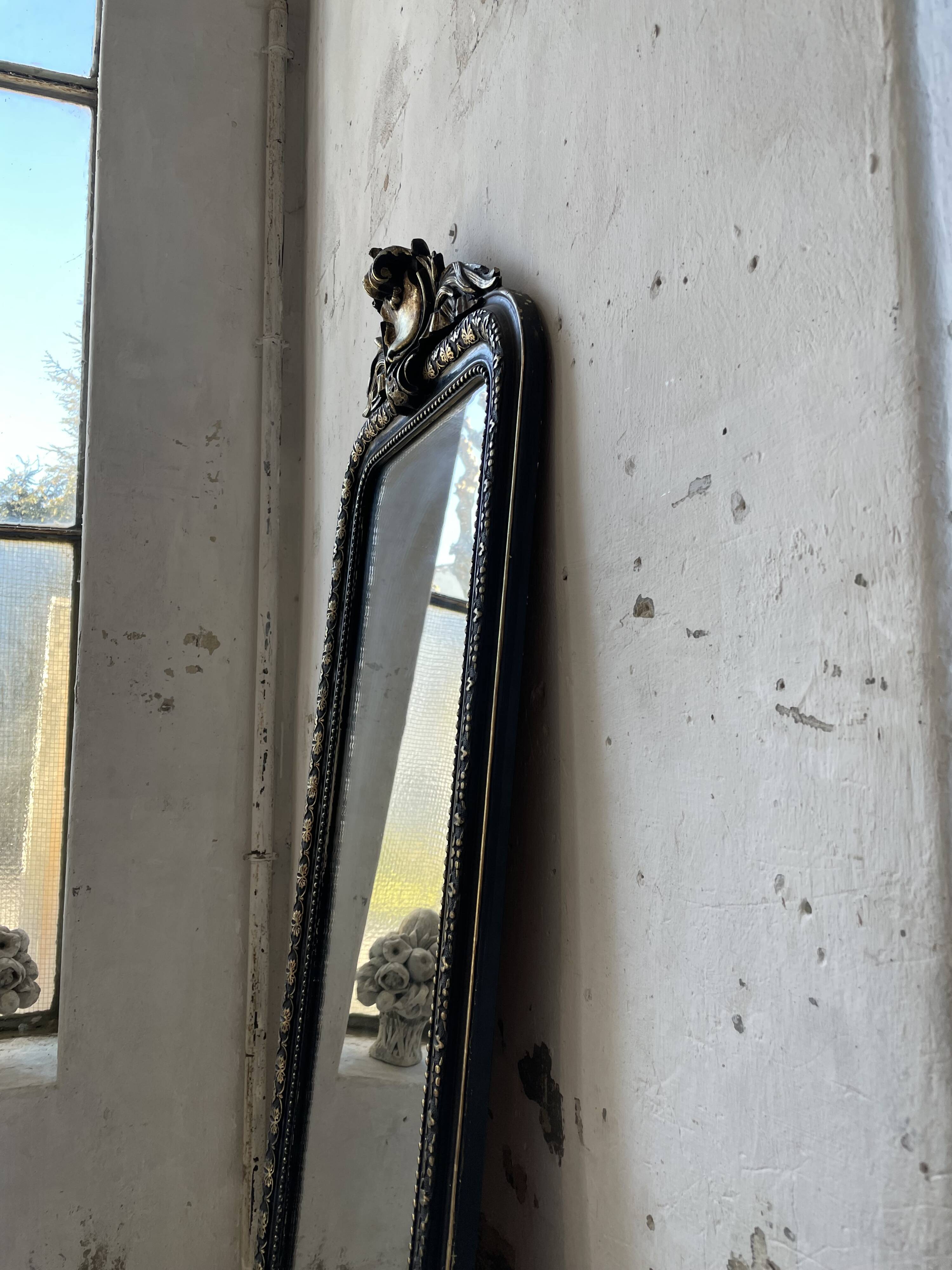 Louis Philippe XXL white mirror 2m