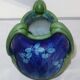 Vase en grès émaillé, à décor floral, signé e. lachenal – fin xixe
