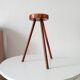 Brutalist tripod stool from the 1960s.