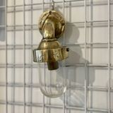 Brass marine wall light
