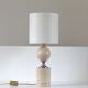 Travertine table lamp 1970