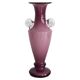 Vase décoratif en verre violet vintage de style milieu du siècle, Europe, années 1960