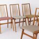 4 vintage dining chairs 1960s
