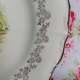 Sarreguemines Grand Dish in Porcelain Dishes Old Couple Fragonard