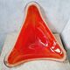 Vintage large Murano bubble glass empty pocket