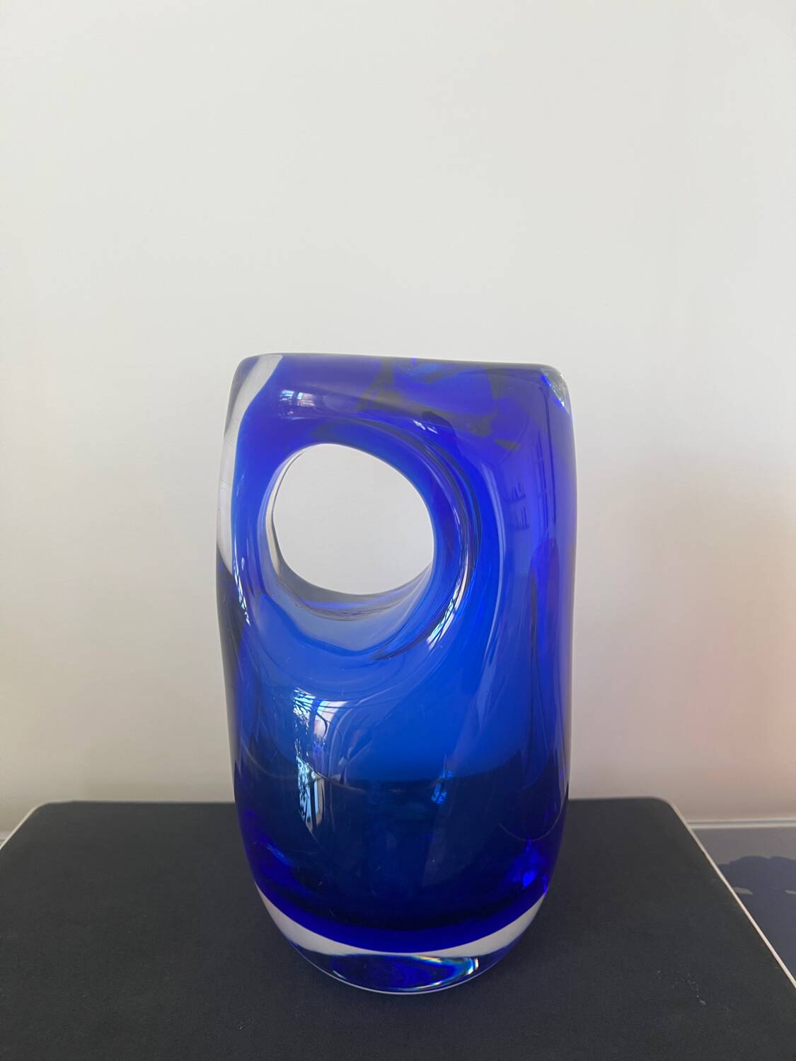 Murano blue vase