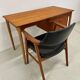 Danish Petite Teak & Beech Desk, 1950s.