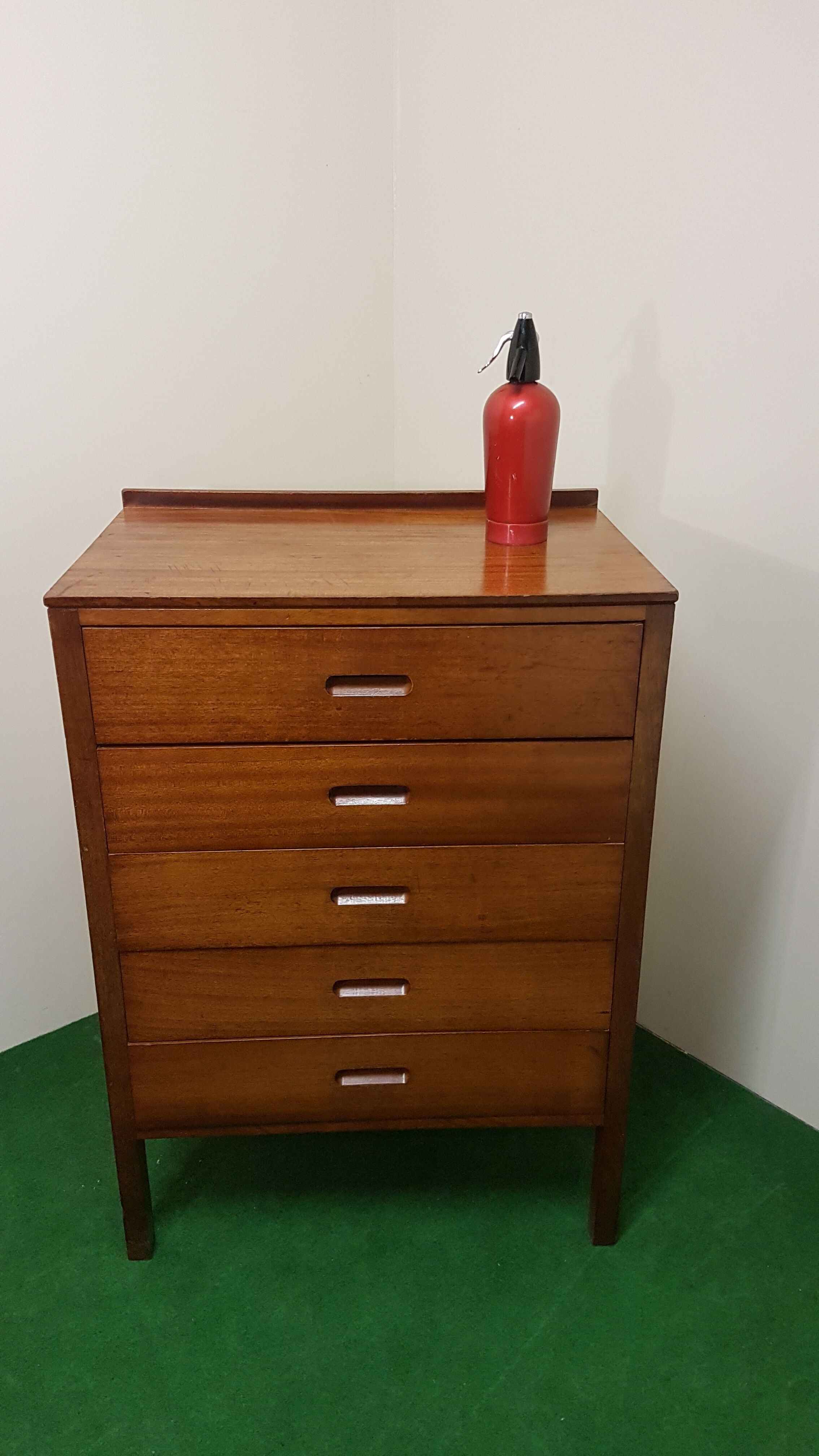 Teak chest of drawer