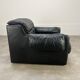 Fauteuil convertible cuir de Dreipunkt, années 70