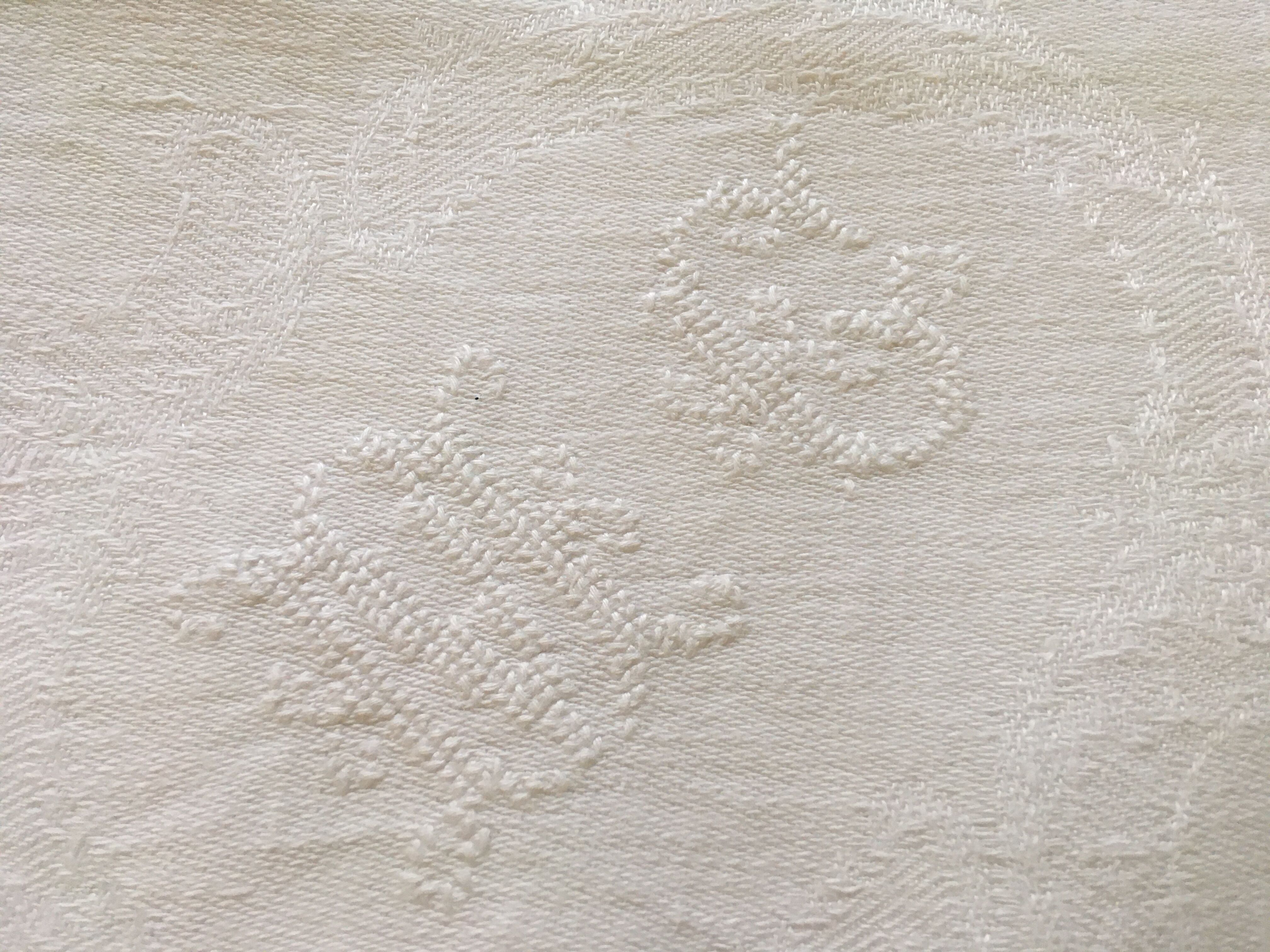 Set of 5 MG monogram napkins