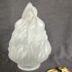 Frosted glass flame lampshade