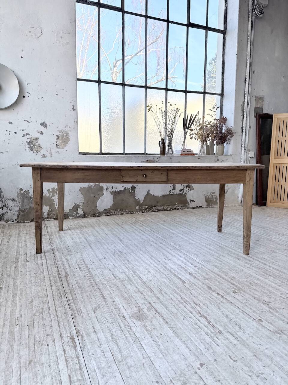1950 pine farmhouse table 2m