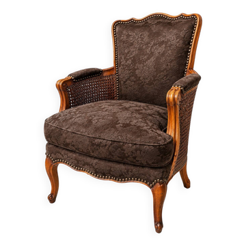 Fauteuil bergère d'époque Louis XVI