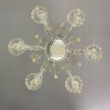 Rezzonico chandelier, venice, gilded murano glass circa 1920