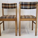 Suite of 4 chairs Baumann vintage 1960