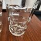 Pair of vintage vases in molded glass paste 70s