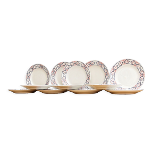 Lot de 12 assiettes en