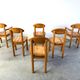 Set of 6 Scandinavian solid pine wood dining chairs by Rainer Daumiller for Hirtshals Savvaerk