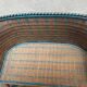 Vintage rattan doll bench