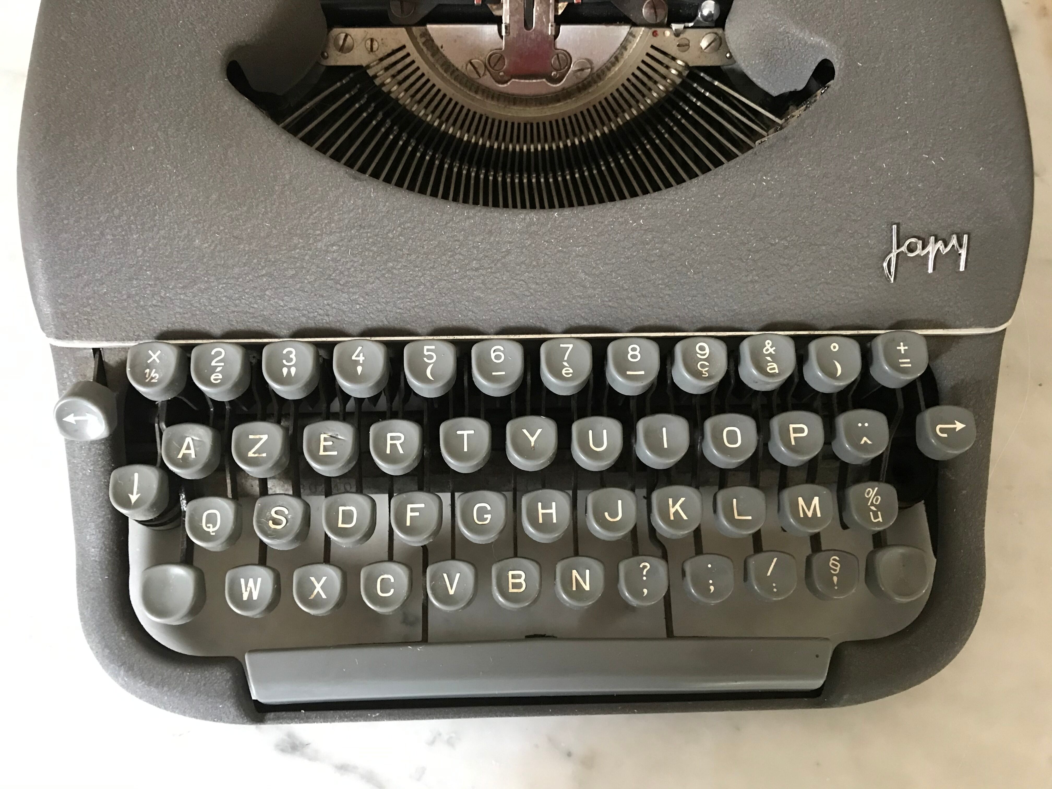 Typewriter Japy circa 1950