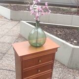 Weekly organizer in solid cherry, 5 drawers, classic Louis Philippe style