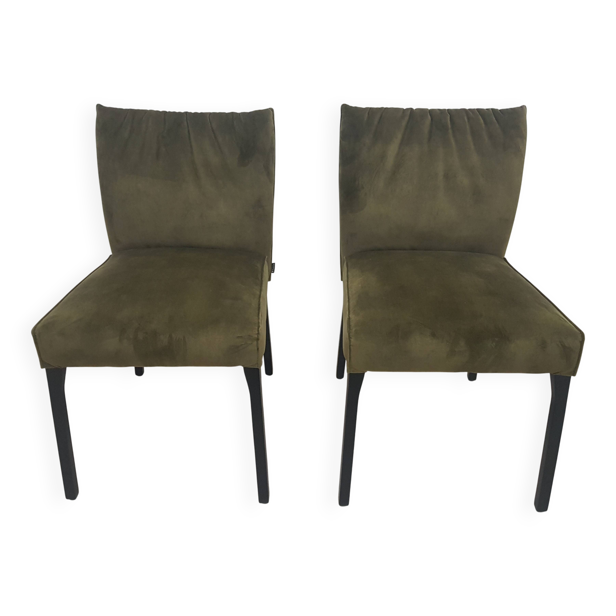 A pair of Musterring chairs, Germany, 1980s.