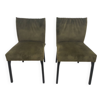 A pair of Musterring chairs, Germany, 1980s.